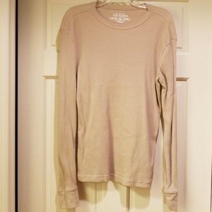 Men's Arizona Medium Tan Thermal Type Shirt